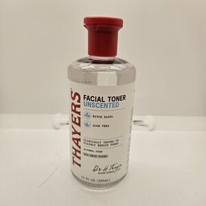 Thayers Unscented Facial Toner Witch Hazel Aloe Vera 12oz Alcohol Free New‎